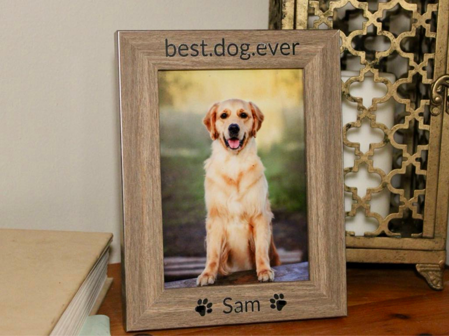 Pet Wood Picture Frame