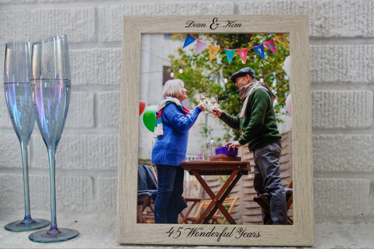 Anniversary Wood Picture Frame