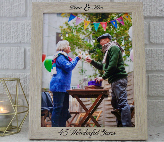 Anniversary Wood Picture Frame