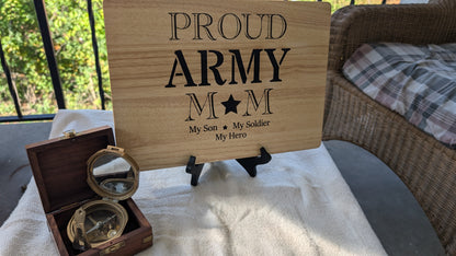 Military Cutting Board That Keeps Memories At A Touch