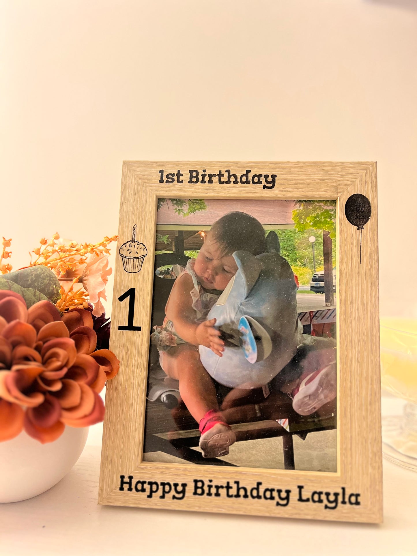 Birthday Wood Picture Frame