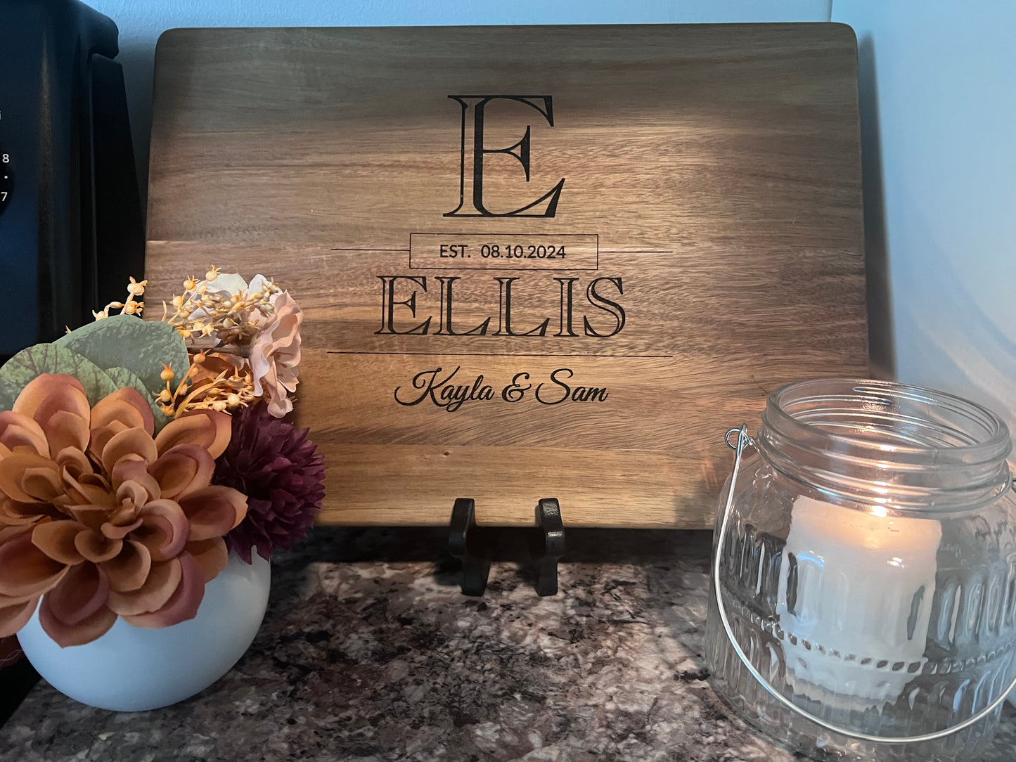 Wedding Cutting Board That Keeps Memories At A Touch