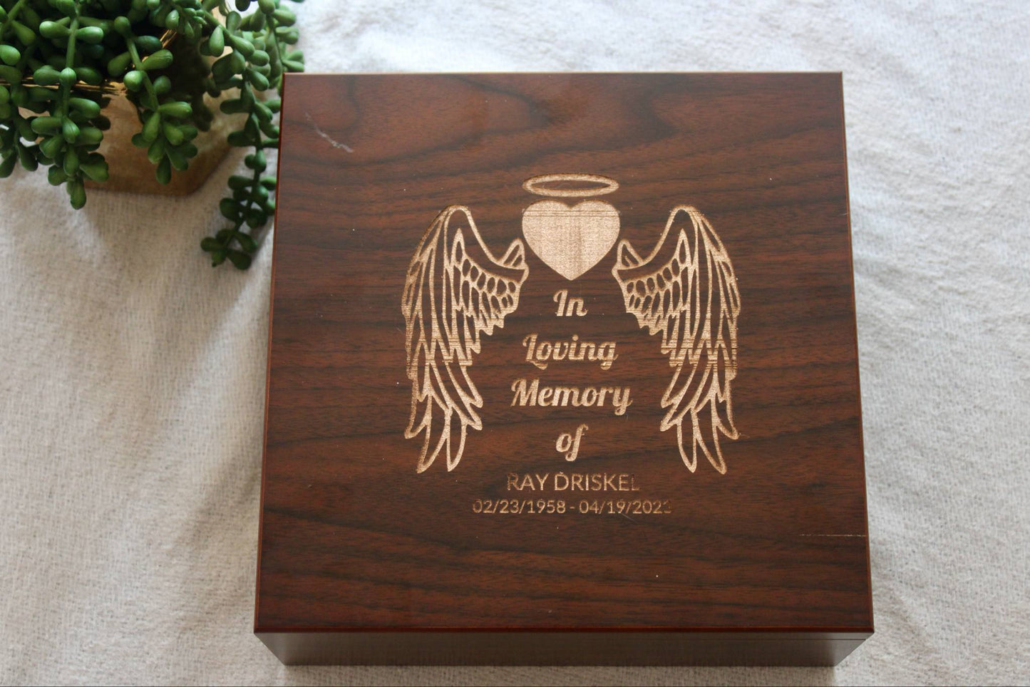 Memorial Keepsake Box That Keeps Memories At A Touch