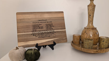 Recipe Cutting Board That Keeps Memories At A Touch