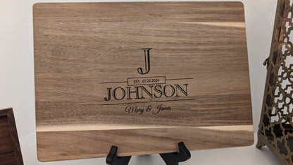 Wedding Cutting Board That Keeps Memories At A Touch