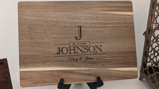 Personalized Anniversary Cutting Board That Keeps Memories At A Touch