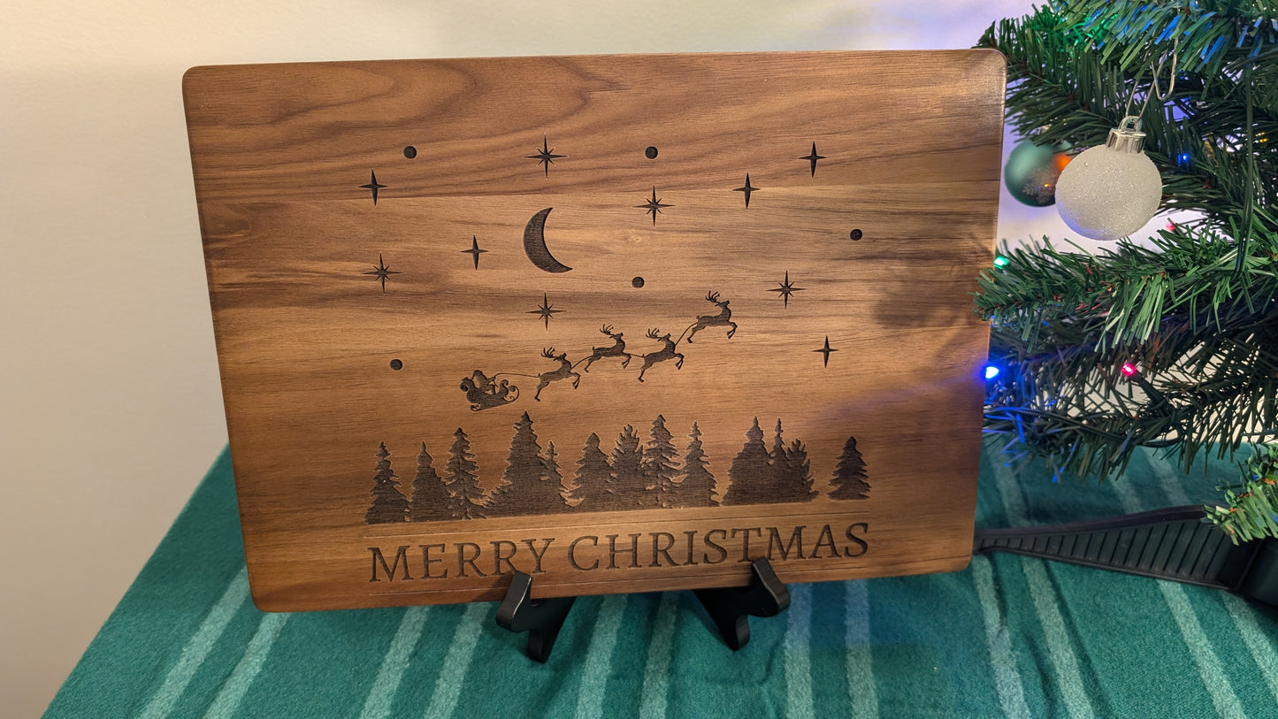 Holliday Cutting Board That Keeps Memories At A Touch
