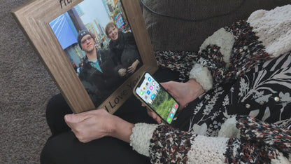 Engagement Wood Picture Frame