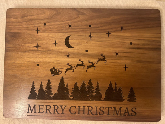 Holliday Cutting Board That Keeps Memories At A Touch